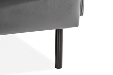 Teodin Sammetssoffa 2-sits - Ljusgrå - Möbler - Vardagsrum - Soffor - 2-sits soffor