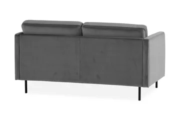 Teodin Sammetssoffa 2-sits - Ljusgrå - Möbler - Vardagsrum - Soffor - 2-sits soffor