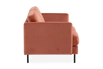 Teodin Sammetssoffa 2-sits - Rosa - Möbler - Vardagsrum - Soffor - 2-sits soffor