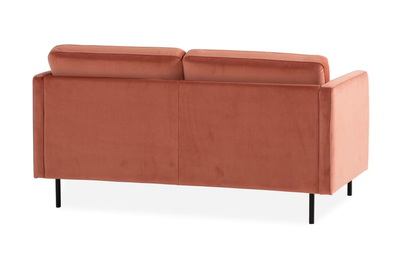 Teodin Sammetssoffa 2-sits - Rosa - Möbler - Vardagsrum - Soffor - 2-sits soffor