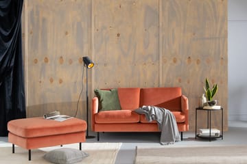 Teodin Sammetssoffa 2-sits - Rosa - Möbler - Vardagsrum - Soffor - 2-sits soffor