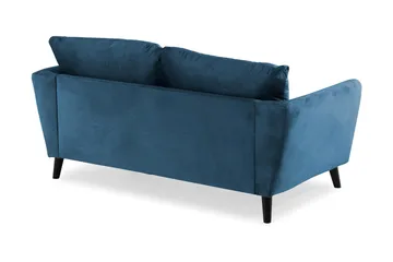 Trend 2-sits Sammetssoffa - Blå - Möbler - Vardagsrum - Soffor - 2-sits soffor