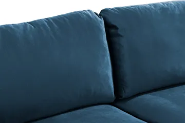 Trend 2-sits Sammetssoffa - Blå - Möbler - Vardagsrum - Soffor - 2-sits soffor