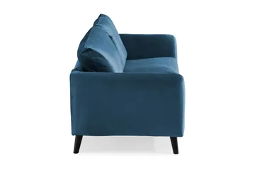 Trend 2-sits Sammetssoffa - Blå - Möbler - Vardagsrum - Soffor - 2-sits soffor