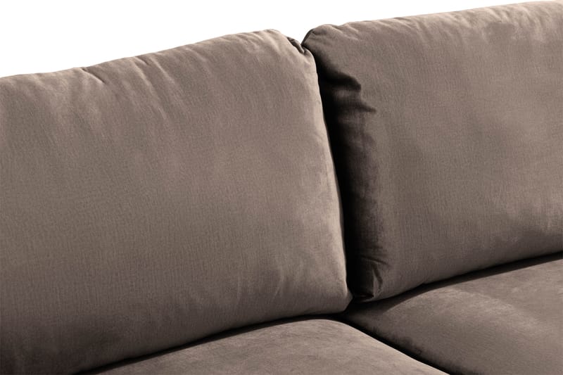 Trend 2-sits Sammetssoffa - Brun - Möbler - Vardagsrum - Soffor - 2-sits soffor