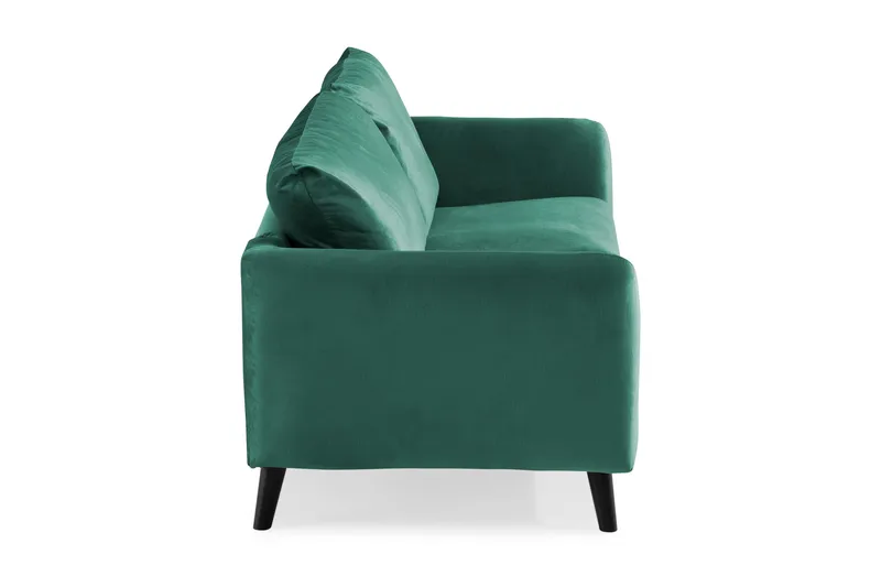 Trend 2-sits Sammetssoffa - Grön - Möbler - Vardagsrum - Soffor - 2-sits soffor