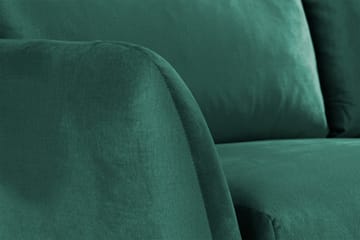 Trend 2-sits Sammetssoffa - Grön - Möbler - Vardagsrum - Soffor - 2-sits soffor