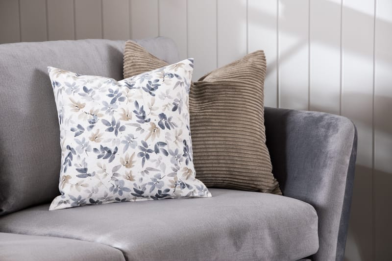 Trend 2-sits Sammetssoffa - Ljusgrå - Möbler - Vardagsrum - Soffor - 2-sits soffor