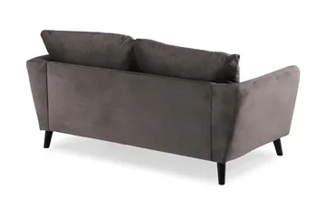 Trend 2-sits Sammetssoffa - Mörkgrå - Möbler - Vardagsrum - Soffor - 2-sits soffor