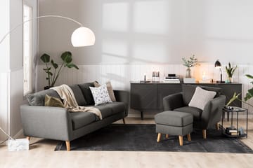 Trend 2-sits Tygsoffa - Svart - Möbler - Vardagsrum - Soffor - 2-sits soffor
