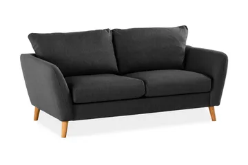 Trend 2-sits Tygsoffa - Svart - Möbler - Vardagsrum - Soffor - 2-sits soffor