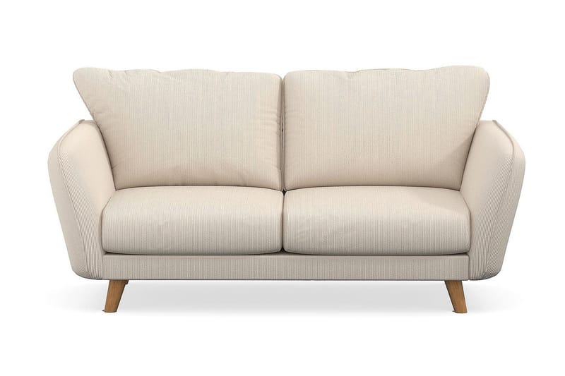 Trend Lyx 2-sits Manchestersoffa, Beige