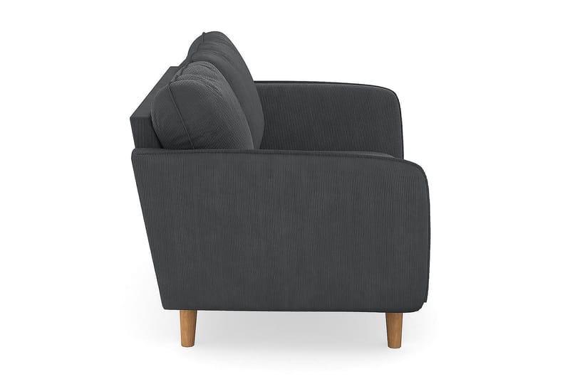 Trend Lyx 2-sits Manchestersoffa - Mörkgrå - Möbler - Vardagsrum - Soffor - 2-sits soffor