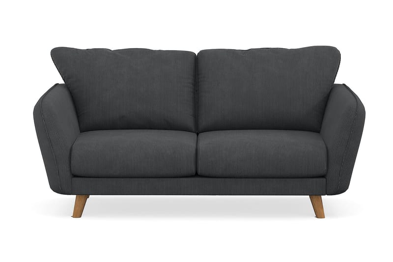 Trend Lyx 2-sits Manchestersoffa - Mörkgrå - Möbler - Vardagsrum - Soffor - 2-sits soffor