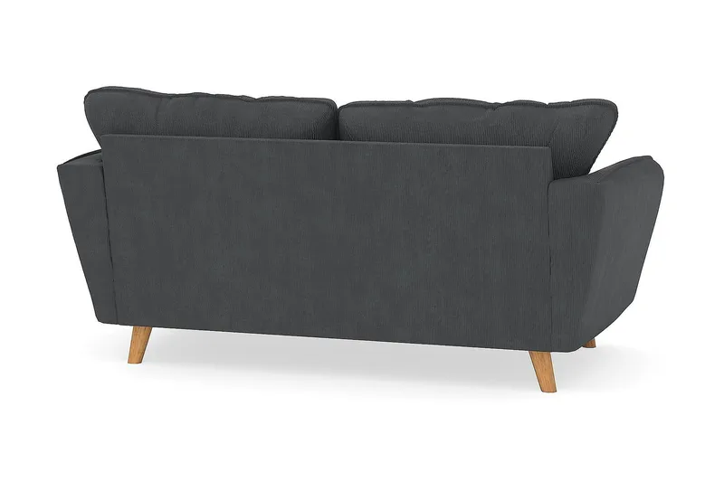Trend Lyx 2-sits Manchestersoffa - Mörkgrå - Möbler - Vardagsrum - Soffor - 2-sits soffor