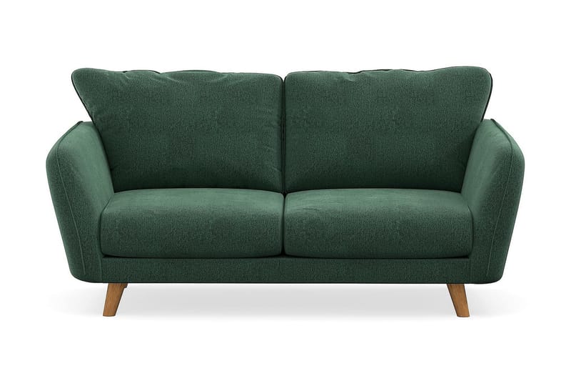 Trend Lyx 2-sits Sammetssoffa - Mörkgrön - Möbler - Vardagsrum - Soffor - 2-sits soffor