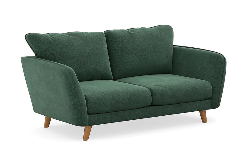 Trend Lyx 2-sits Sammetssoffa - Mörkgrön - Möbler - Vardagsrum - Soffor - 2-sits soffor