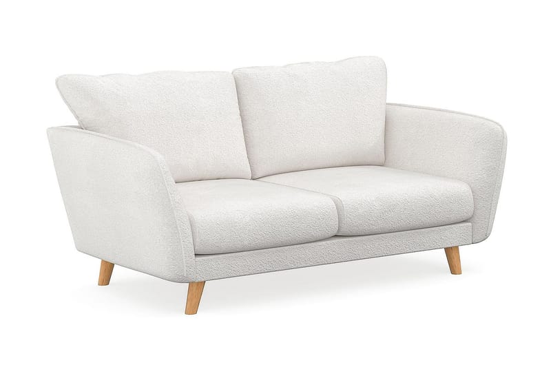 Trend Lyx 2-sits Soffa i Bouclé - Vit - Möbler - Vardagsrum - Soffor - 2-sits soffor