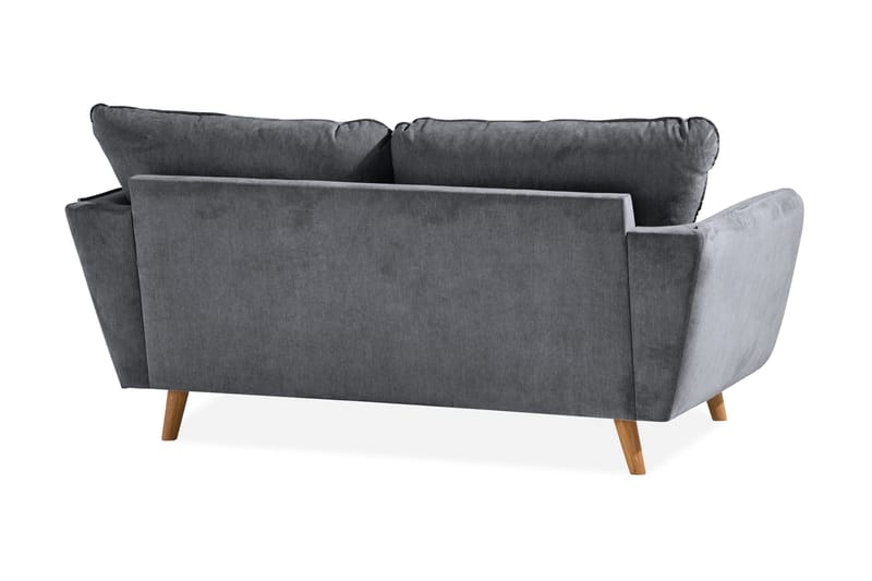 Trend Lyx 2-sits Soffa - Mörkgrå/Ek - Möbler - Vardagsrum - Soffor - 2-sits soffor