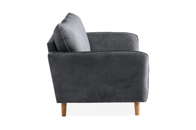 Trend Lyx 2-sits Soffa - Mörkgrå/Ek - Möbler - Vardagsrum - Soffor - 2-sits soffor