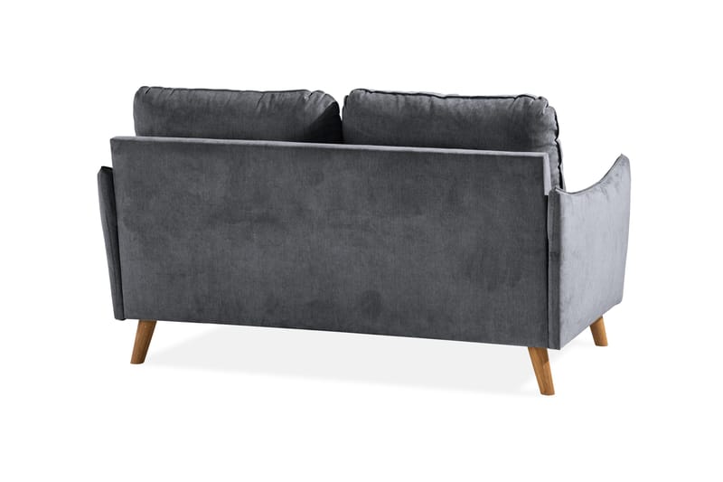 Trend Lyx 2-sits Soffa - Mörkgrå/Ek - Möbler - Vardagsrum - Soffor - 2-sits soffor