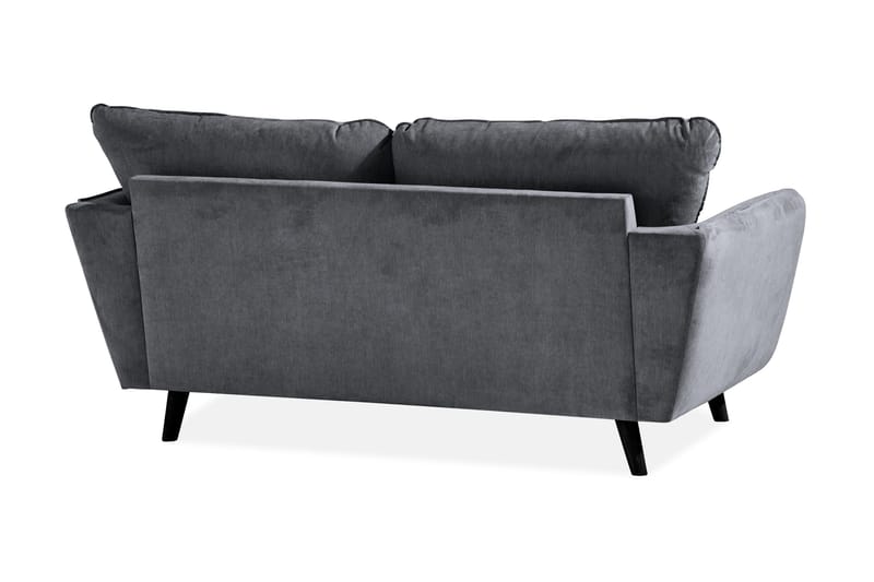 Trend Lyx 2-sits Soffa - Mörkgrå/Svart - Möbler - Vardagsrum - Soffor - 2-sits soffor
