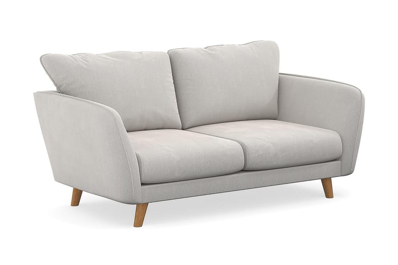 Trend Lyx 2-sits Soffa - Vit Sammet - Möbler - Vardagsrum - Soffor - 2-sits soffor
