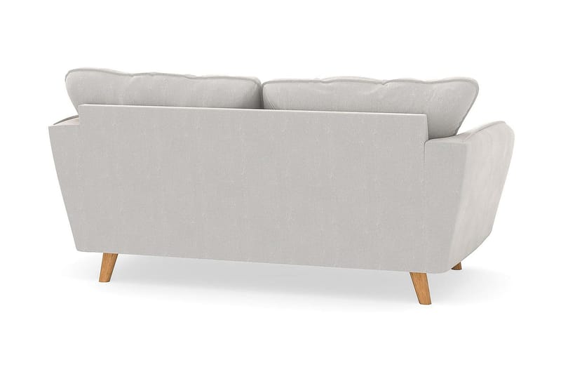Trend Lyx 2-sits Soffa - Vit Sammet - Möbler - Vardagsrum - Soffor - 2-sits soffor