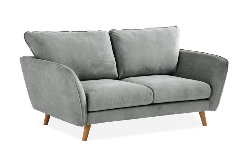 Trend Lyx 2-sits Tygsoffa - Grå - Möbler - Vardagsrum - Soffor - 2-sits soffor