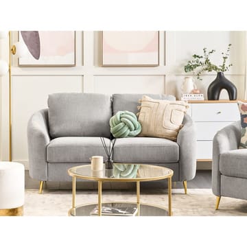 2-sits soffa Trosa - Grå, guld - Möbler - Vardagsrum - Soffor - 2-sits soffor