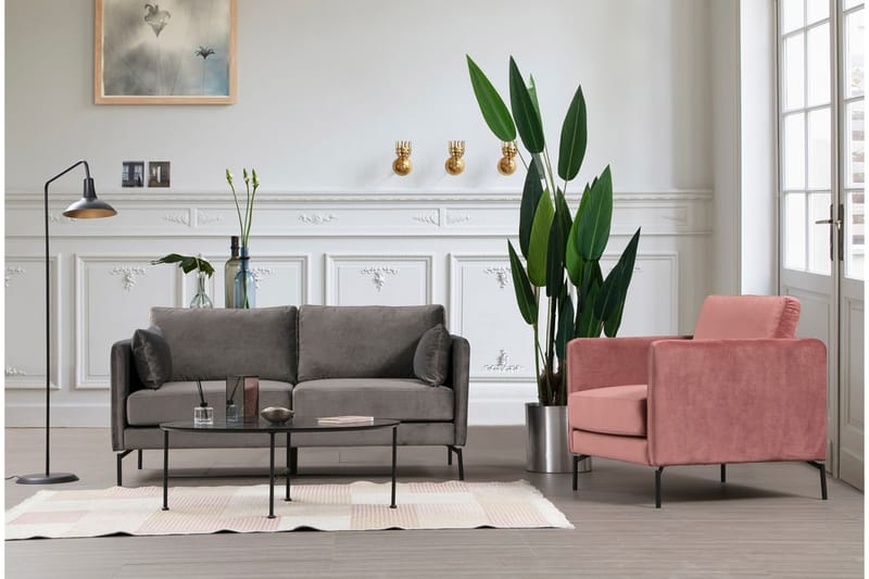 TURIELLOS 2-sits Soffa Grå - Möbler - Vardagsrum - Soffor - 2-sits soffor