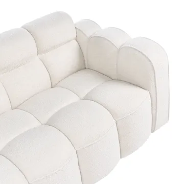 2-sits soffa Utana - Off-White - Möbler - Vardagsrum - Soffor - 2-sits soffor