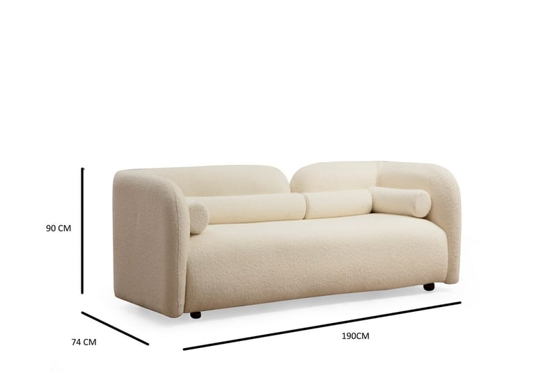 Victoria Soffa 2-sits - Beige - Möbler - Vardagsrum - Soffor - 2-sits soffor