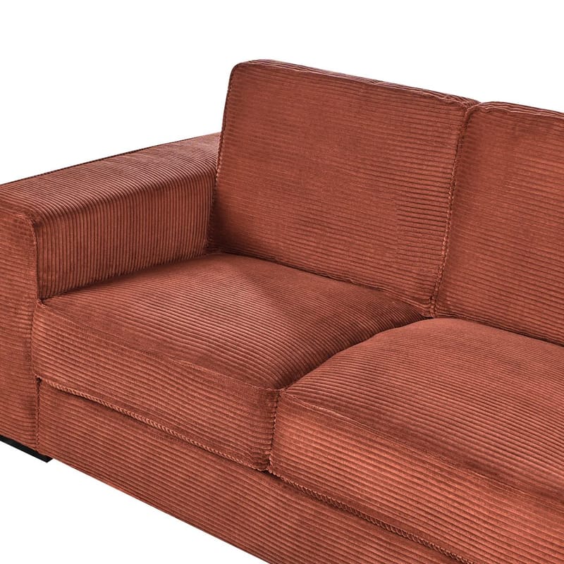 2-sits soffa Vikran - Brun, Svart - Möbler - Vardagsrum - Soffor - 2-sits soffor