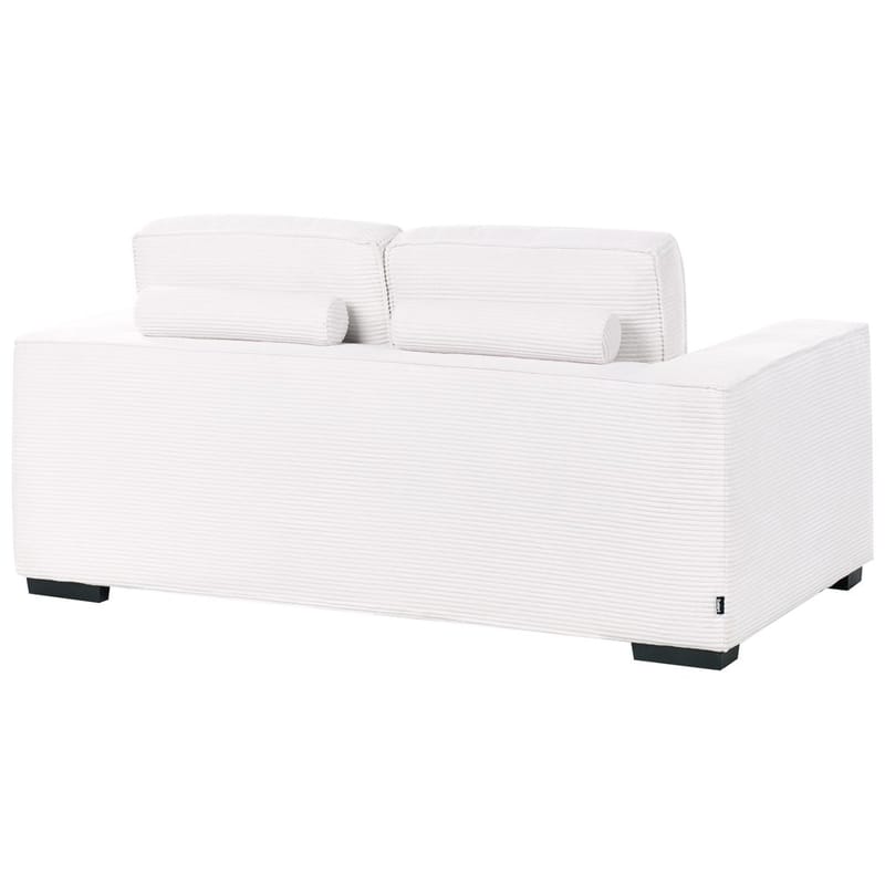 2-sits soffa Vikran - Vit, Svart - Möbler - Vardagsrum - Soffor - 2-sits soffor