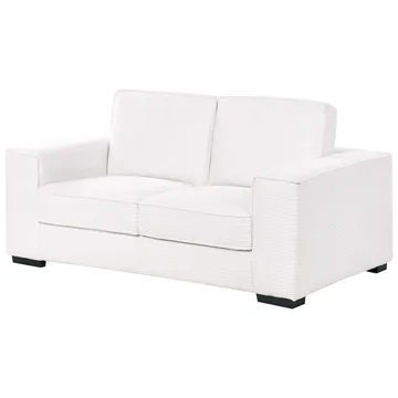 2-sits soffa Vikran - Vit, Svart - Möbler - Vardagsrum - Soffor - 2-sits soffor