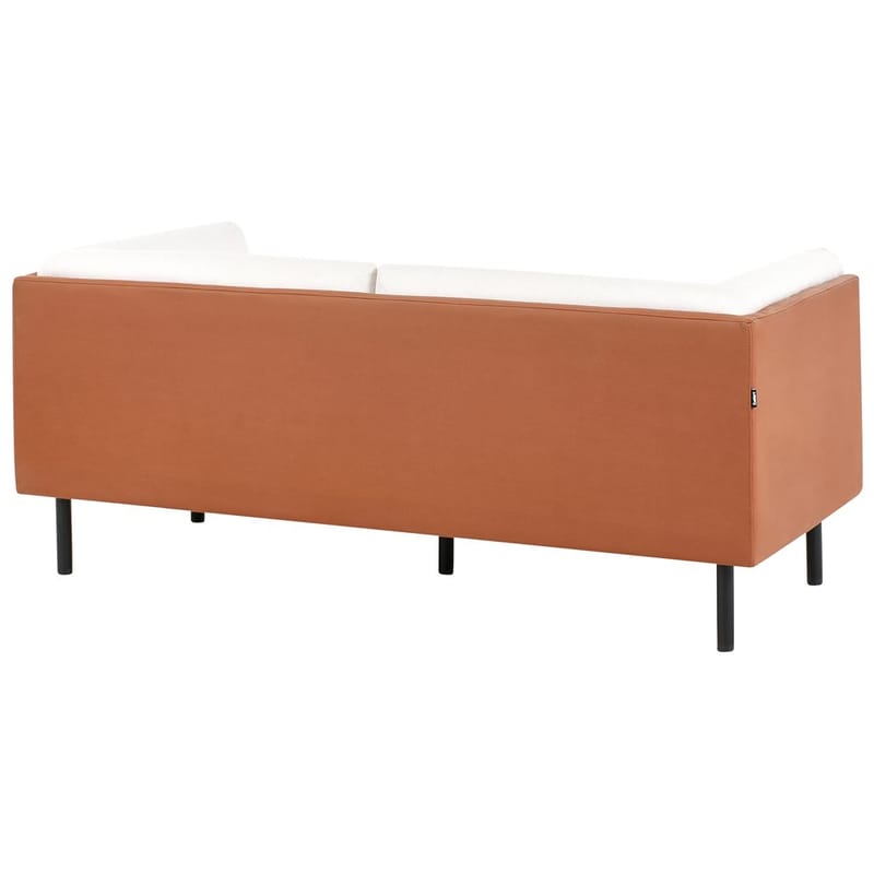 2-sits soffa Vorgod - Vit, brun, svart - Möbler - Vardagsrum - Soffor - 2-sits soffor