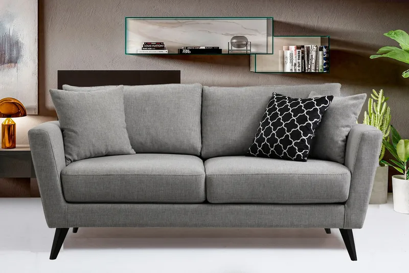 Wikins 2-Sits Soffa - Grå - Möbler - Vardagsrum - Soffor - 2-sits soffor