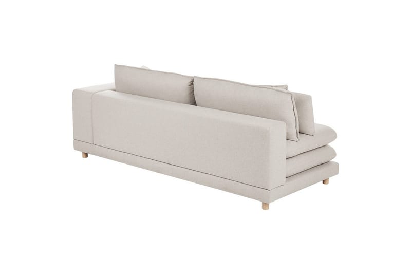 2-sitssoffa Heden Beige/ljust trä - Beige/ljust trä - Möbler - Vardagsrum - Soffor - 2-sits soffor