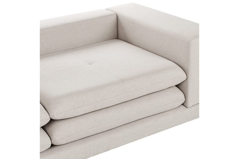 2-sitssoffa Heden Beige/ljust trä - Beige/ljust trä - Möbler - Vardagsrum - Soffor - 2-sits soffor