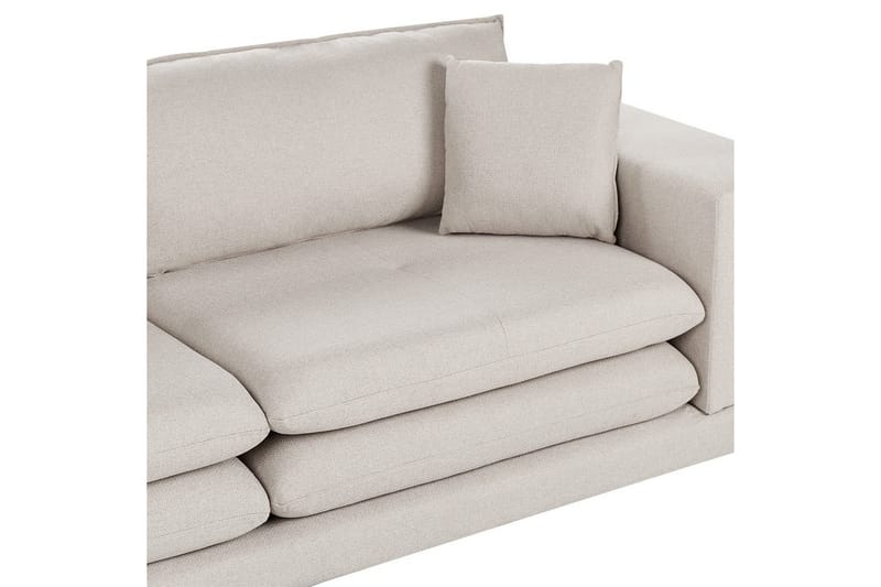2-sitssoffa Heden Beige/ljust trä - Beige/ljust trä - Möbler - Vardagsrum - Soffor - 2-sits soffor