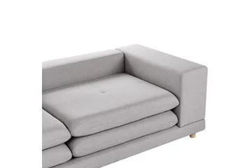 2-sitssoffa Heden Grå/ljust trä - Grå/ljust trä - Möbler - Vardagsrum - Soffor - 2-sits soffor