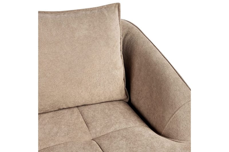 2-sitssoffa Hobro Brun, Svart - Brun, Svart - Möbler - Vardagsrum - Soffor - 2-sits soffor