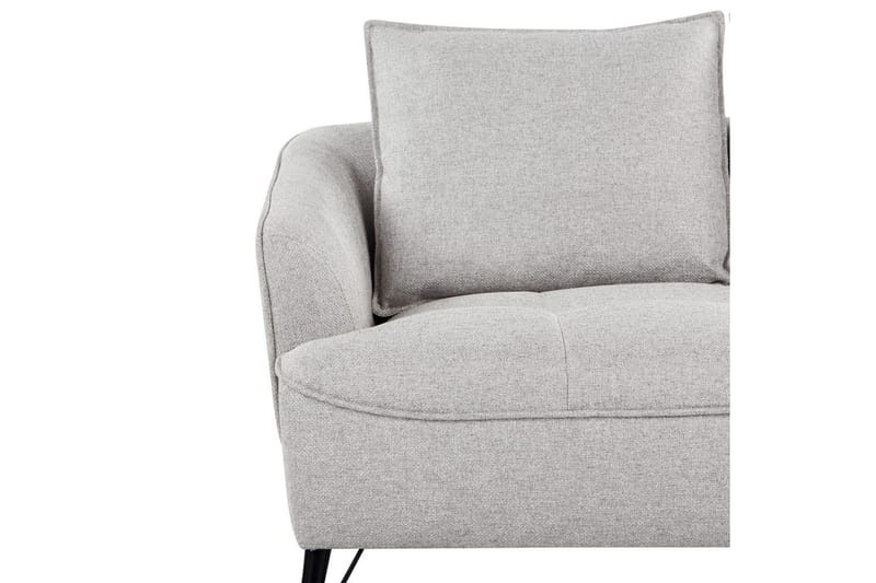 2-sitssoffa Hobro Grå, svart - Grå - Möbler - Vardagsrum - Soffor - 2-sits soffor