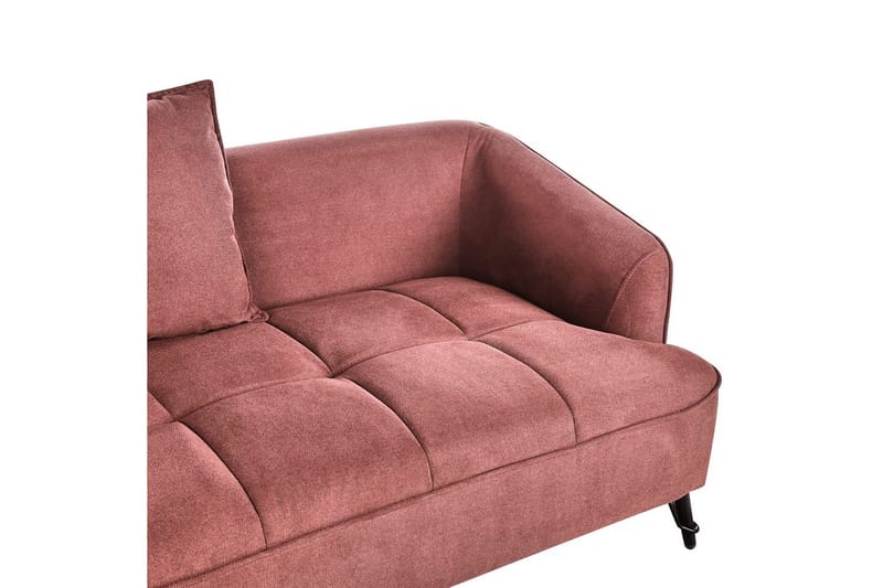 2-sitssoffa Hobro Röd, Svart - Rosa - Möbler - Vardagsrum - Soffor - 2-sits soffor