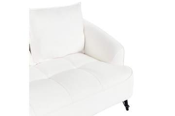2-sitssoffa Hobro Vit, Svart - Vit, Svart - Möbler - Vardagsrum - Soffor - 2-sits soffor