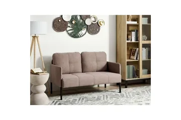 2-sitssoffa Lahti Brun, Svart - Brun, Svart - Möbler - Vardagsrum - Soffor - 2-sits soffor