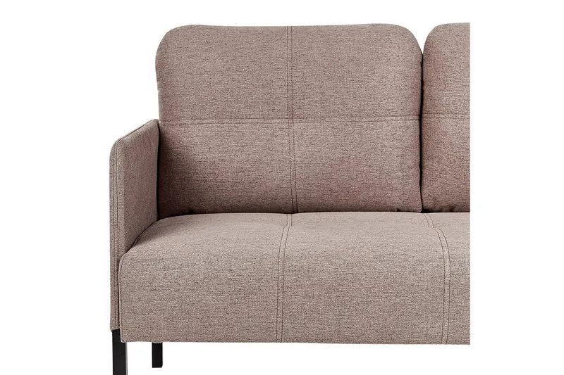 2-sitssoffa Lahti Brun, Svart - Brun, Svart - Möbler - Vardagsrum - Soffor - 2-sits soffor
