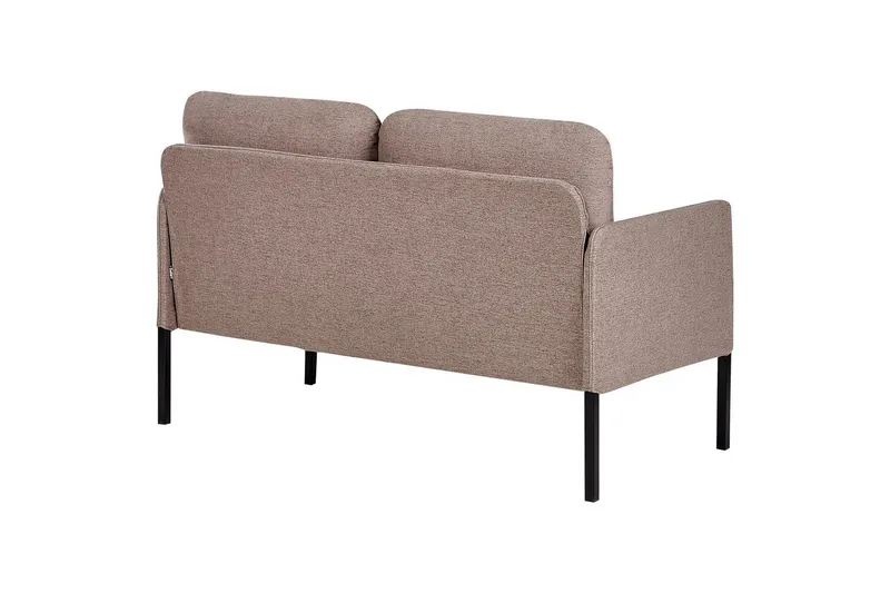 2-sitssoffa Lahti Brun, Svart - Brun, Svart - Möbler - Vardagsrum - Soffor - 2-sits soffor