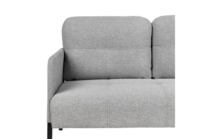 2-sitssoffa Lahti Grå, svart - Grå, svart - Möbler - Vardagsrum - Soffor - 2-sits soffor